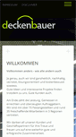 Mobile Screenshot of deckenbauer.ch