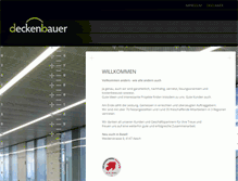 Tablet Screenshot of deckenbauer.ch